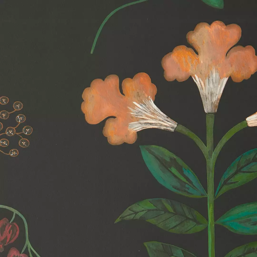 Liberty Fabrics Botanical Stripe Wallpaper, Jade 5 Liberty Fabrics Botanical Stripe Wallpaper, Jade