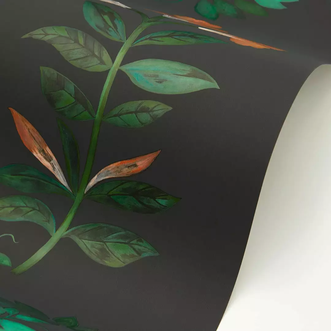 Liberty Fabrics Botanical Stripe Wallpaper, Jade 6 Liberty Fabrics Botanical Stripe Wallpaper, Jade