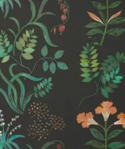 Liberty Fabrics Botanical Stripe Wallpaper, Jade