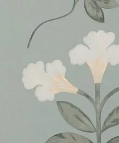 Liberty Fabrics New Botanical Stripe Wallpaper, Pewter