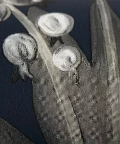 Liberty Fabrics Botanical Stripe Wallpaper, Pewter Blue New