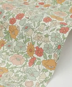 Liberty Fabrics Poppy Meadowfield Wallpaper In Lichen 14 Liberty Fabrics Poppy Meadowfield Wallpaper In Lichen