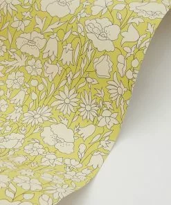 Liberty Fabrics New Poppy Meadow Wallpaper In Fennel