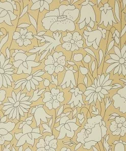 Liberty Fabrics Poppy Meadow Wallpaper In Pewter Gold New 9 Liberty Fabrics Poppy Meadow Wallpaper In Pewter Gold New