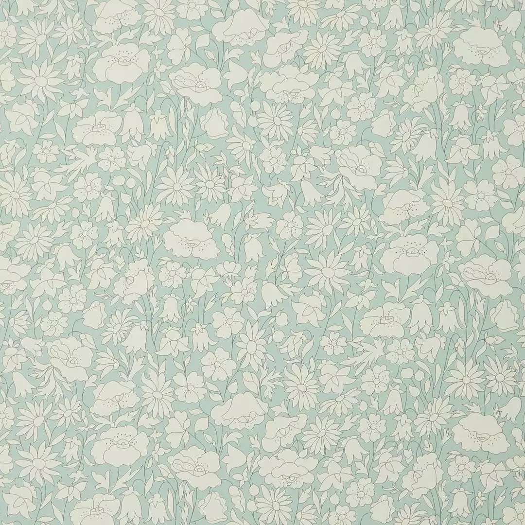 Liberty Fabrics Poppy Meadow Wallpaper In Salvia New 4 Liberty Fabrics Poppy Meadow Wallpaper In Salvia New