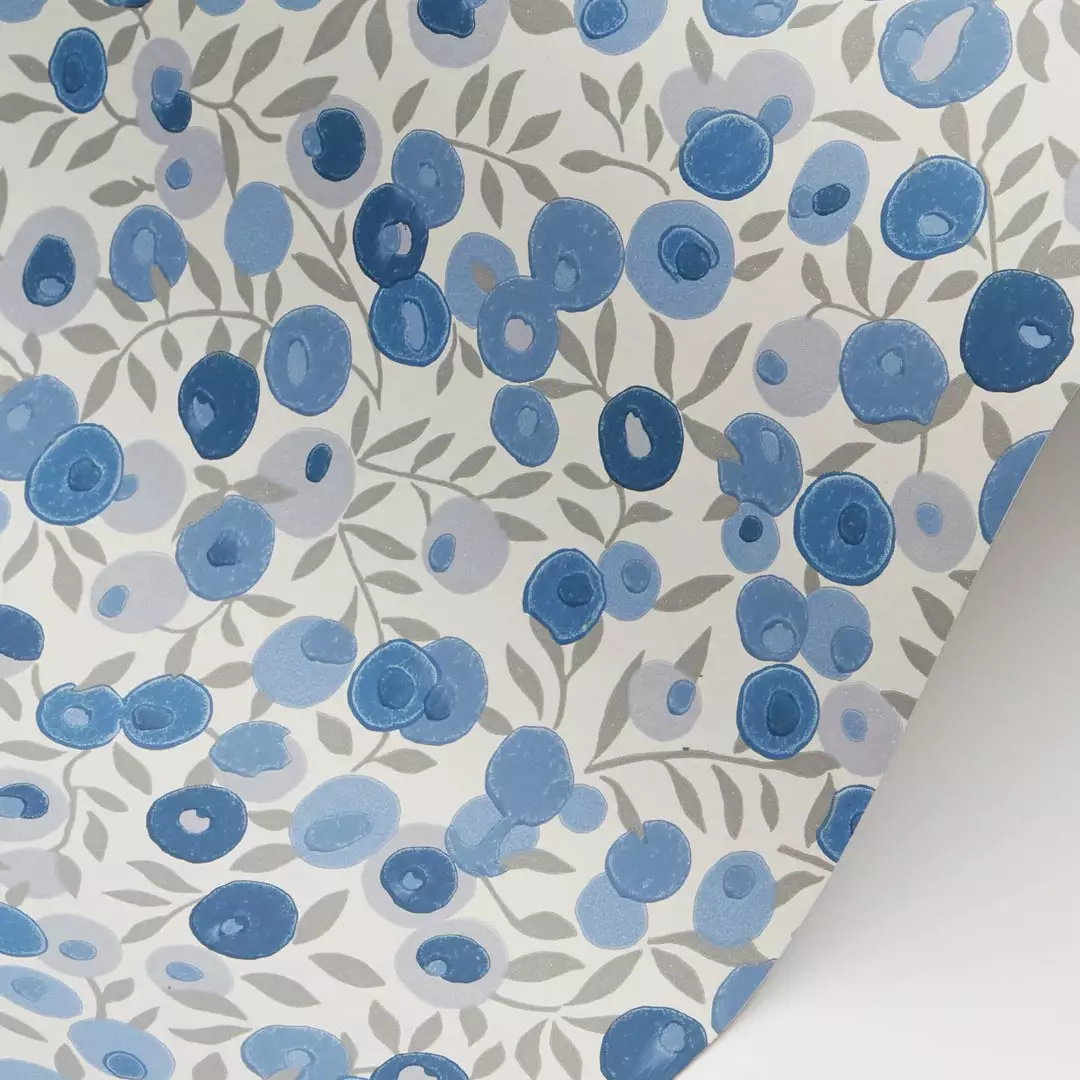 Liberty Fabrics New Copy Of Wiltshire Blossom Wallpaper In Lapis 4 Liberty Fabrics New Copy Of Wiltshire Blossom Wallpaper In Lapis