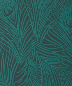 Liberty Fabrics Hera Plume Wallpaper Jade New