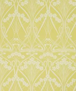 Liberty Fabrics Lanthe Mono Wallpaper In Fennel New