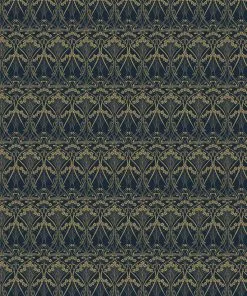 Liberty Fabrics Lanthe Mono Wallpaper In Lapis New