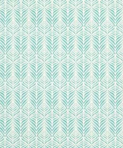Liberty Fabrics Quill Wallpaper In Jade New
