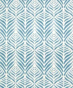 Liberty Fabrics Quill Wallpaper In Lapis New