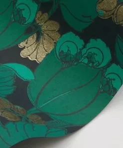 Liberty Fabrics Regency Tulip Wallpaper In Jade New