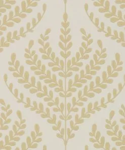 Liberty Fabrics New Paisley Fern Wallpaper In Fennel