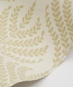 Liberty Fabrics New Paisley Fern Wallpaper In Fennel