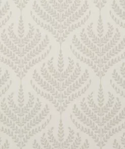 Liberty Fabrics Paisley Fern Wallpaper In Pewter White New