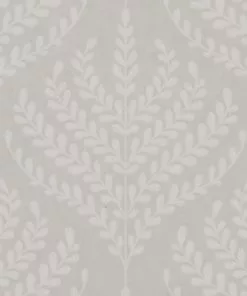Liberty Fabrics Paisley Fern Wallpaper In Pewter