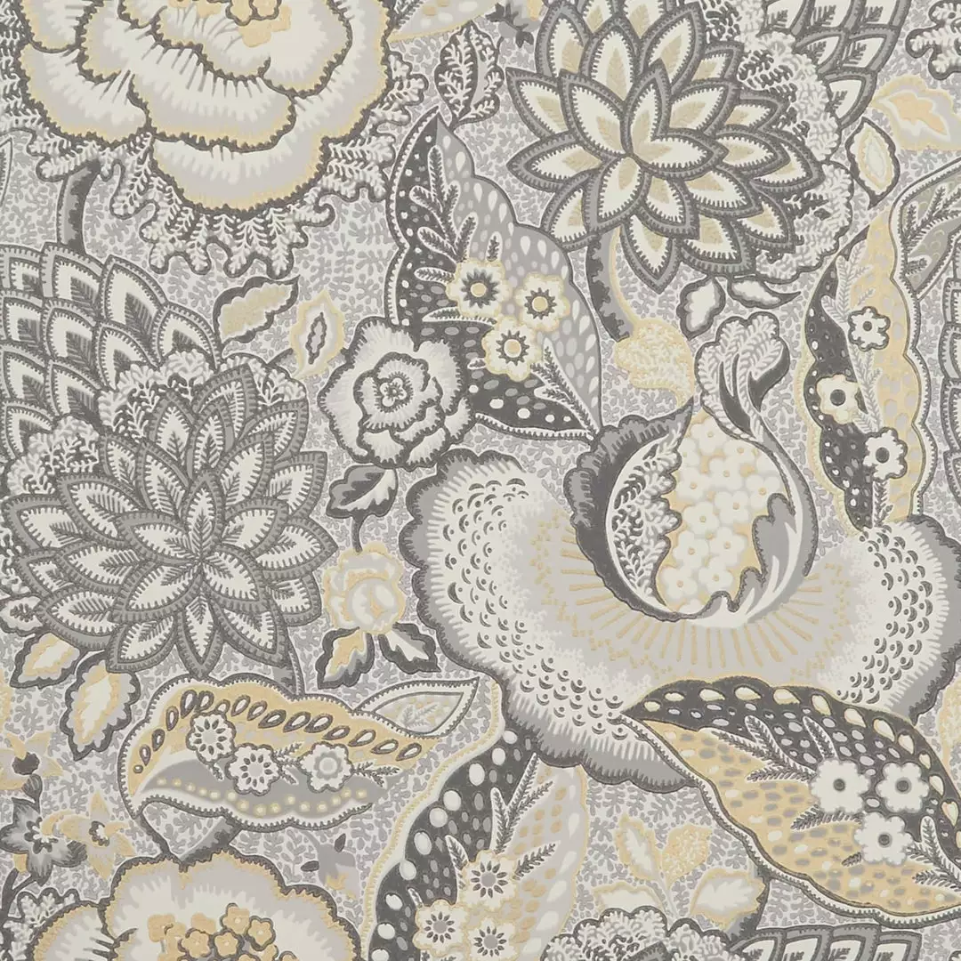 Liberty Fabrics Patricia Wallpaper, Pewter 5 Liberty Fabrics Patricia Wallpaper, Pewter