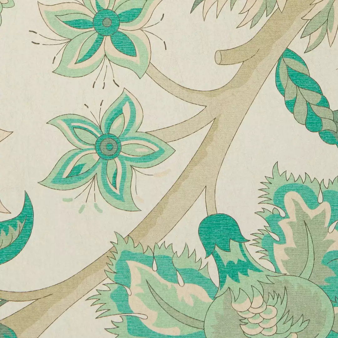 Liberty Fabrics New Palampore Trail Wallpaper In Jade 9 Liberty Fabrics New Palampore Trail Wallpaper In Jade