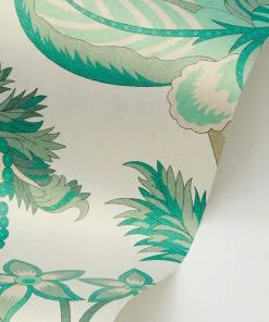 Liberty Fabrics New Palampore Trail Wallpaper In Jade 12 Liberty Fabrics New Palampore Trail Wallpaper In Jade