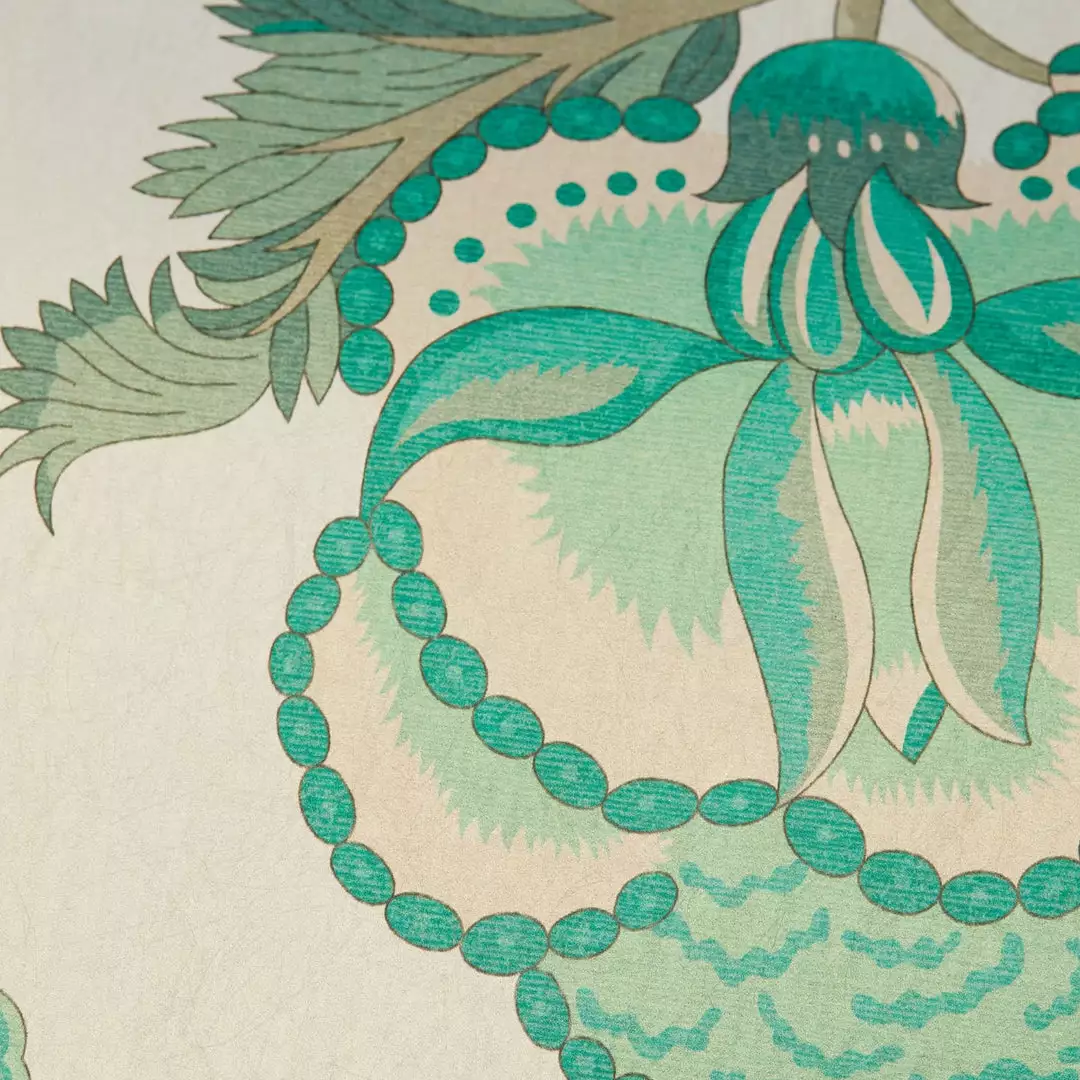 Liberty Fabrics New Palampore Trail Wallpaper In Jade 5 Liberty Fabrics New Palampore Trail Wallpaper In Jade