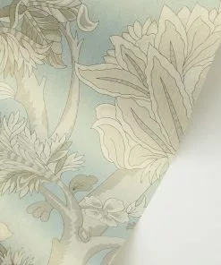 Liberty Fabrics Palampore Trail Wallpaper In Lichen New