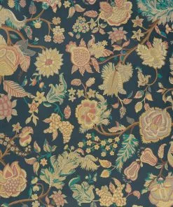 Liberty Fabrics New Palampore Trail Wallpaper In Pewter Blue 14 Liberty Fabrics New Palampore Trail Wallpaper In Pewter Blue