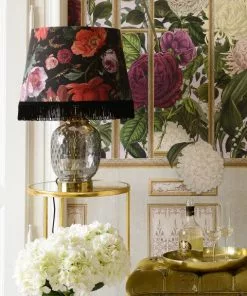 Mind The Gap Cone Lampshades Flowers Of The Lady Folk Couture