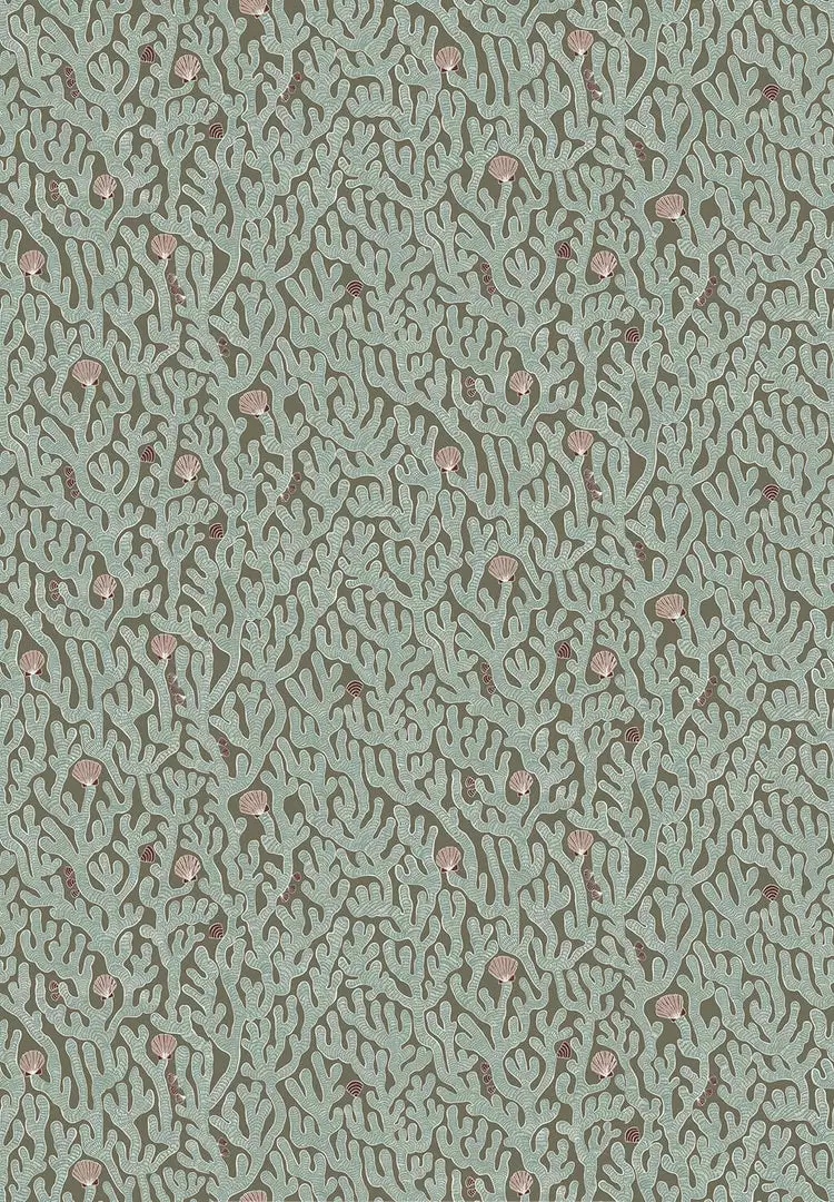 Josephine Munsey Coral In Osney Blue Rose & Thorn 4 Josephine Munsey Coral In Osney Blue Rose & Thorn