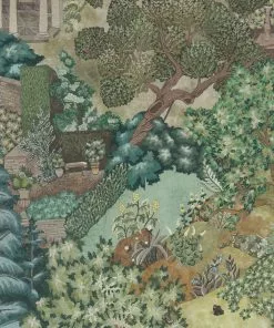 Josephine Munsey Miserden Trees Mural Wallpaper