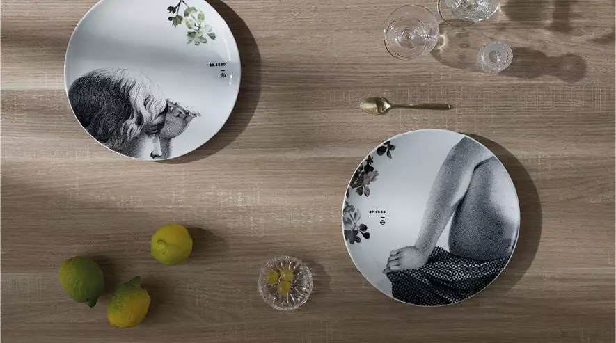 Les Jardins Royaux Ibride Porcelain Parnasse Eté Set Of 2 3 Les Jardins Royaux Ibride Porcelain Parnasse Eté Set Of 2