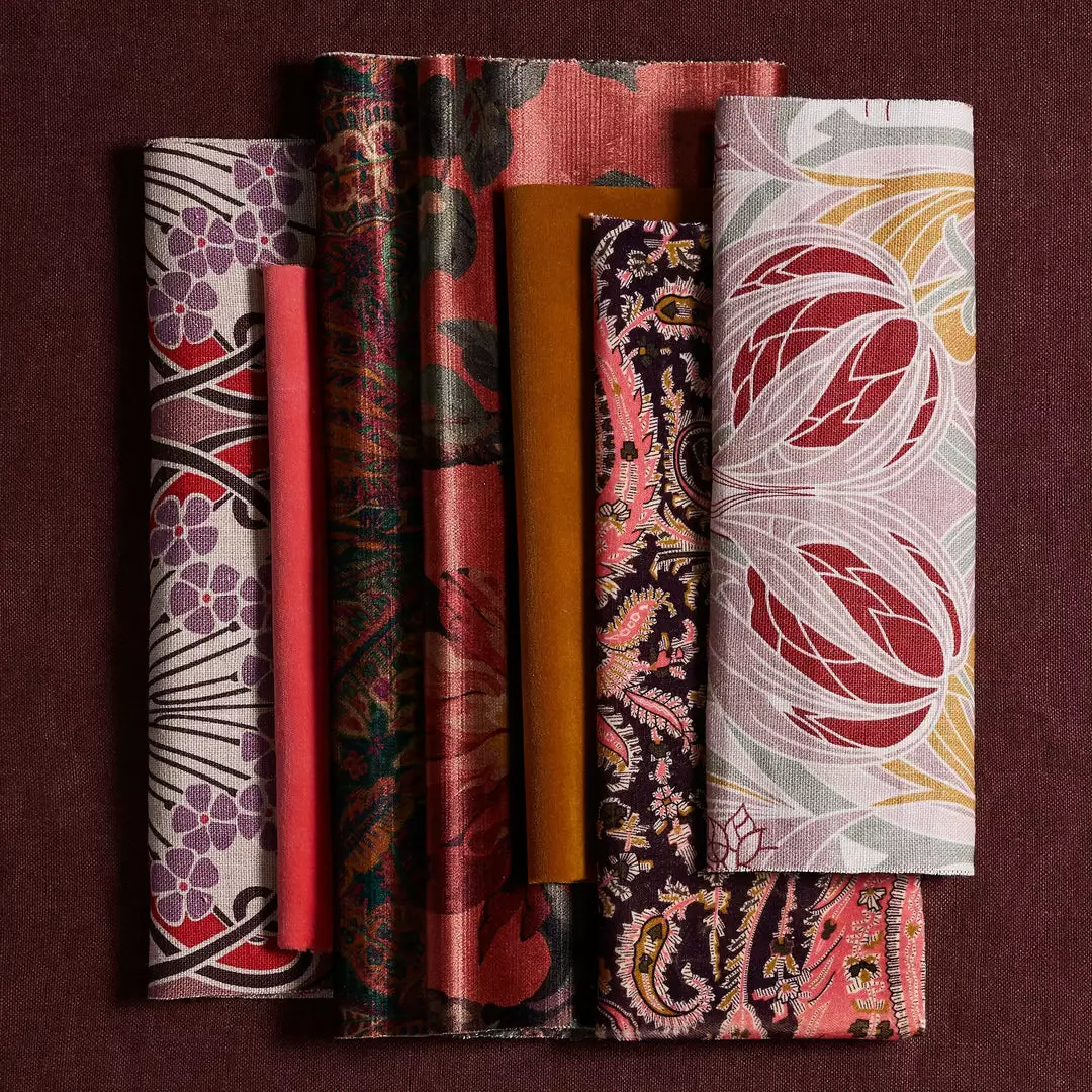 Liberty Fabrics New Felix Raison Cotton Velvet, Pewter 17 Liberty Fabrics New Felix Raison Cotton Velvet, Pewter