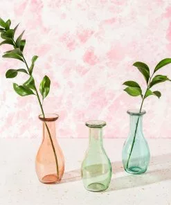 Sass & Belle Deepa Recycled Glass Vase Pink