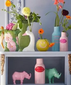 Rice By Rice Heron And Flower Ceramic Jug Vase 7 Rice By Rice Heron And Flower Ceramic Jug Vase