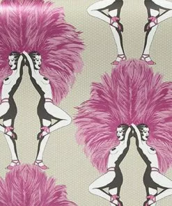 The Graduate Collection New Showgirls Wallpaper Metallic Pink & Cream