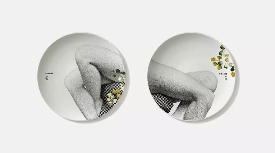 Les Jardins Royaux Ibride Porcelain Parnasse Automne Set Of 2 4 Les Jardins Royaux Ibride Porcelain Parnasse Automne Set Of 2