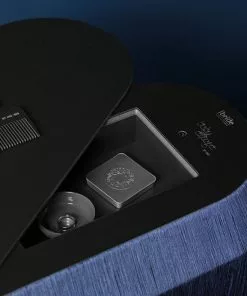 Ibride Baby Alpaga Fringed Bedside Table Electric Blue Bohemian Dream