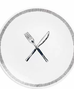 My Gifts Trade Les Jardins Royaux Fork And Knife Occasional Plate