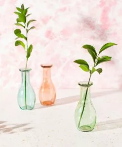 Sass & Belle Deepa Recycled Glass Vase Pink