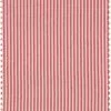 Mind The Gap Linen Fabrics, Rhubarb Stripe Folk Couture