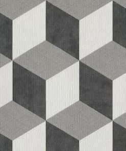 BN Building Blocks Wallpaper Monochrome