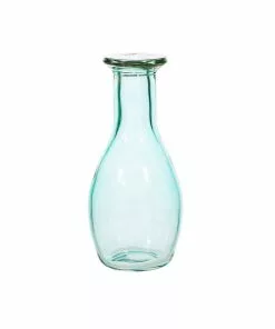Sass & Belle Deepa Recycled Glass Vase Pale Blue Bohemian Dream
