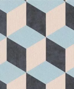 BN Building Blocks Wallpaper Pink & Ice