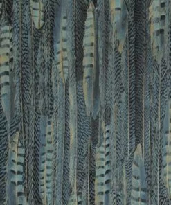 BN Wallpaper & Paint Curious Collection Wallpaper - Feathered Veil Dark Tones