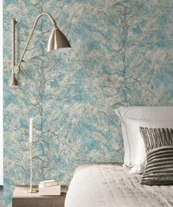 BN Van Gogh Wallpaper Spring Bloom - Soft Blue 7 BN Van Gogh Wallpaper Spring Bloom - Soft Blue