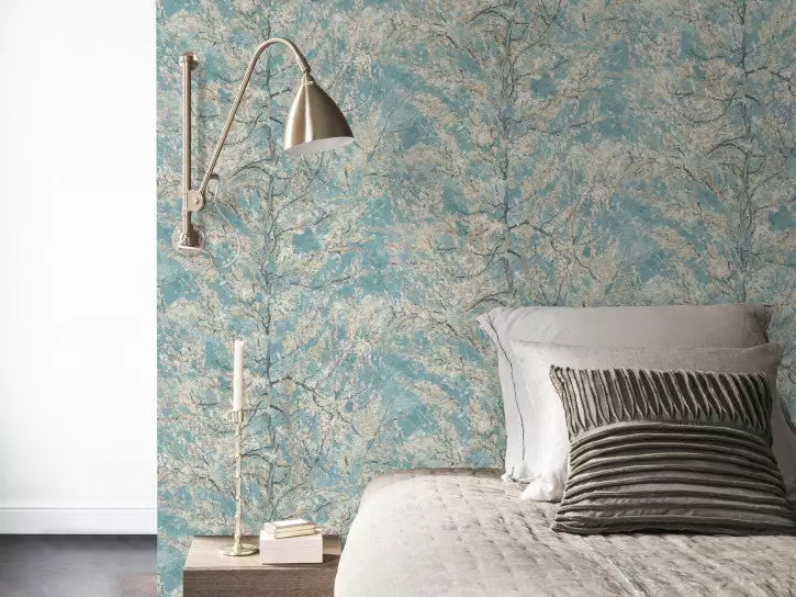 BN Van Gogh Wallpaper Spring Bloom - Soft Blue 5 BN Van Gogh Wallpaper Spring Bloom - Soft Blue