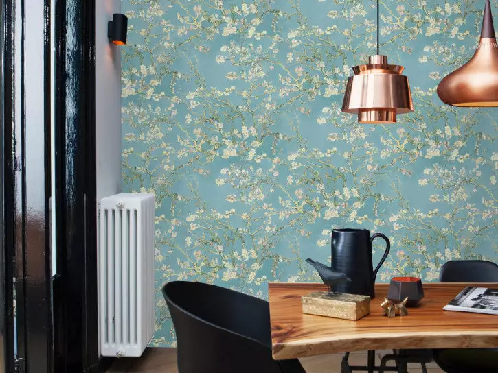 BN Les Jardins Royaux Van Gogh Wallpaper - Almond Blossom Sky Blue 4 BN Les Jardins Royaux Van Gogh Wallpaper - Almond Blossom Sky Blue