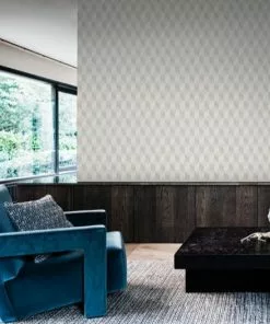 BN Building Blocks Wallpaper White