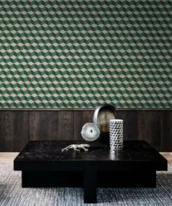BN Building Blocks Wallpaper Green Memphis To Miami