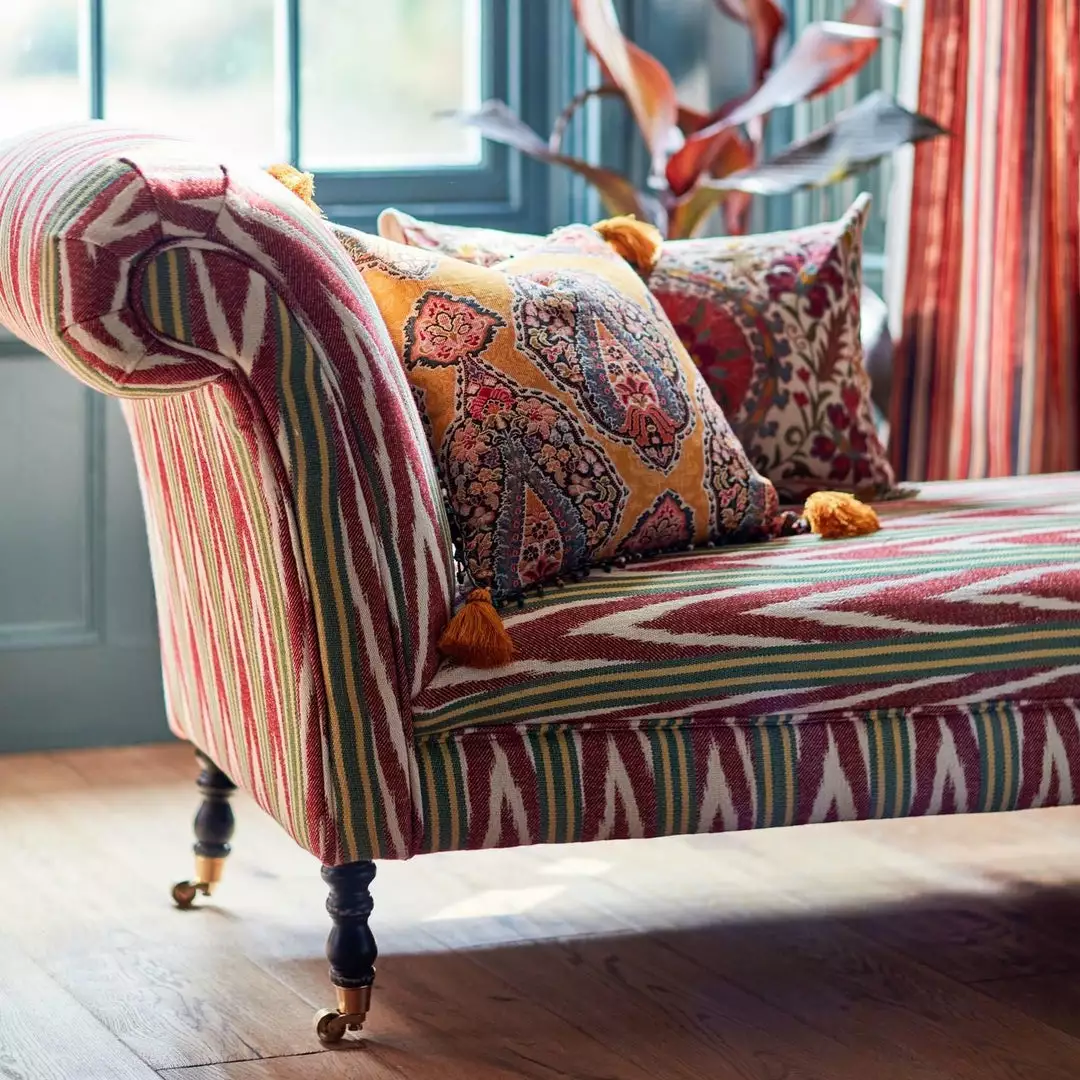 Mind The Gap New Woodstock Fabrics, Bakhmal Ikat Woven 4 Mind The Gap New Woodstock Fabrics, Bakhmal Ikat Woven