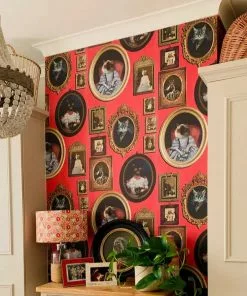 The Graduate Collection Les Jardins Royaux Cavalcade Of Cats Wallpaper